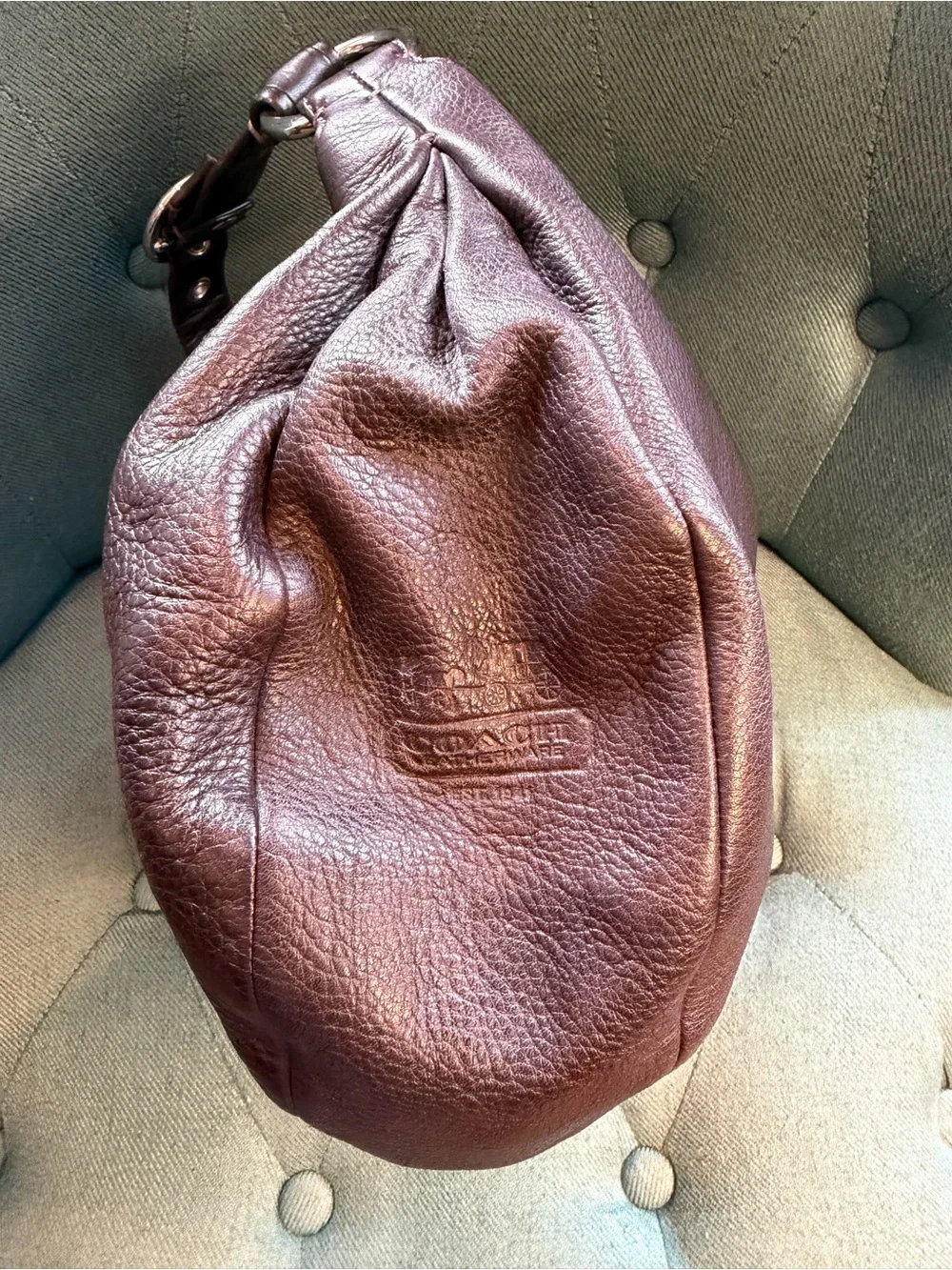 Coach Ali Hobo Bag 13655 Dark Brown